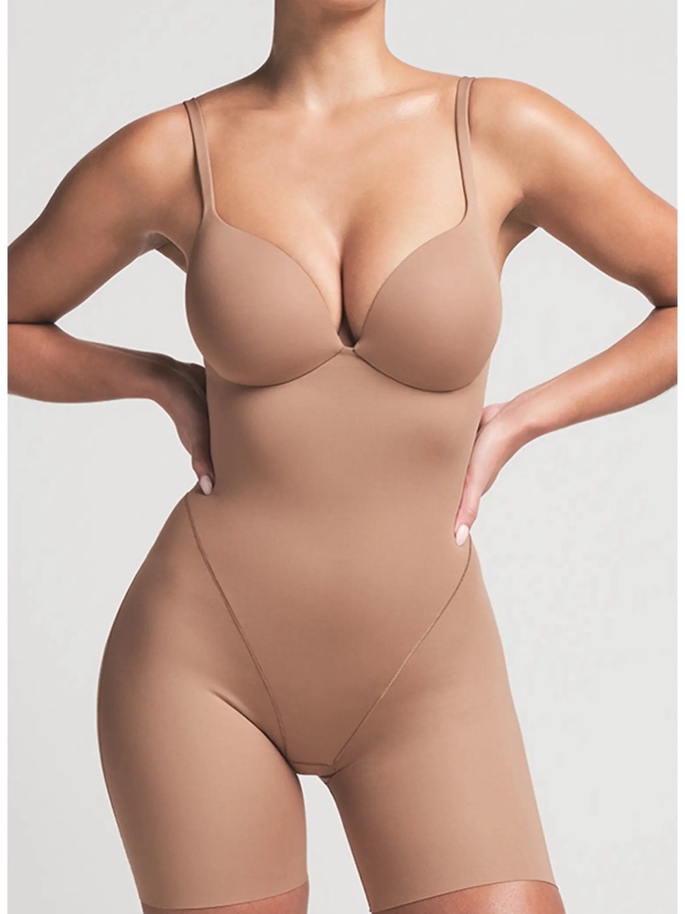 SKIMS Ultimate Body Push-Up Enhancing Padded Midthigh Bodysuit